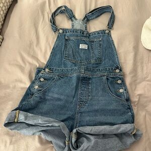 Levi's Strauss Classic Blue Denim Overalls